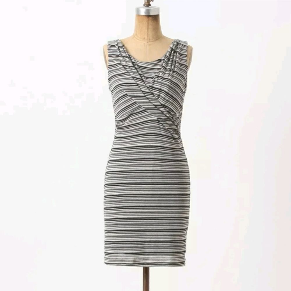 Anthropologie Bordeaux Knit Dress 